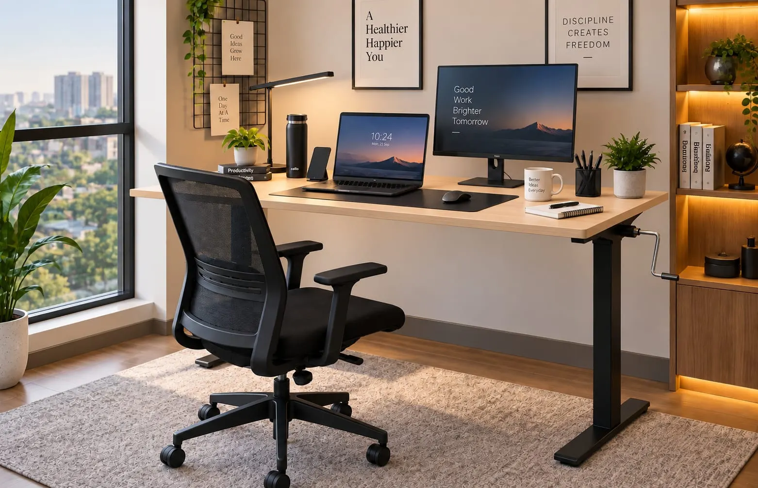 Modura Height Adjustable Table — height adjustable table by HeavenCraft