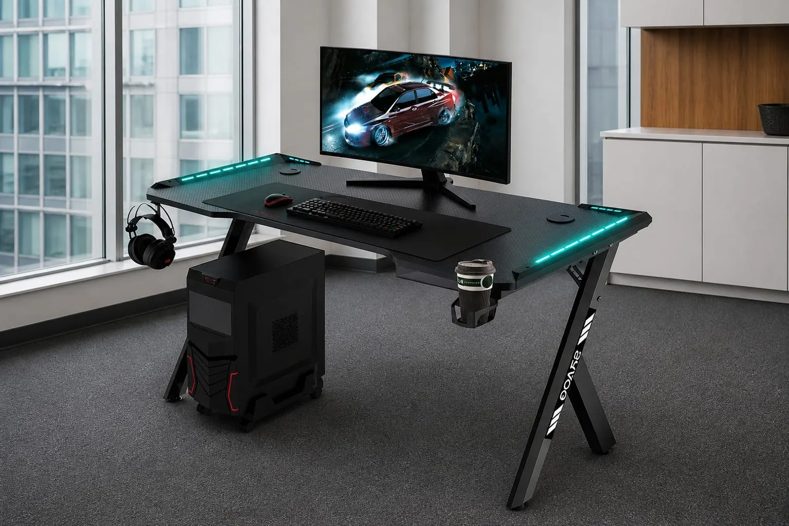 Phantom Gaming Desk — gaming desk by HeavenCraft