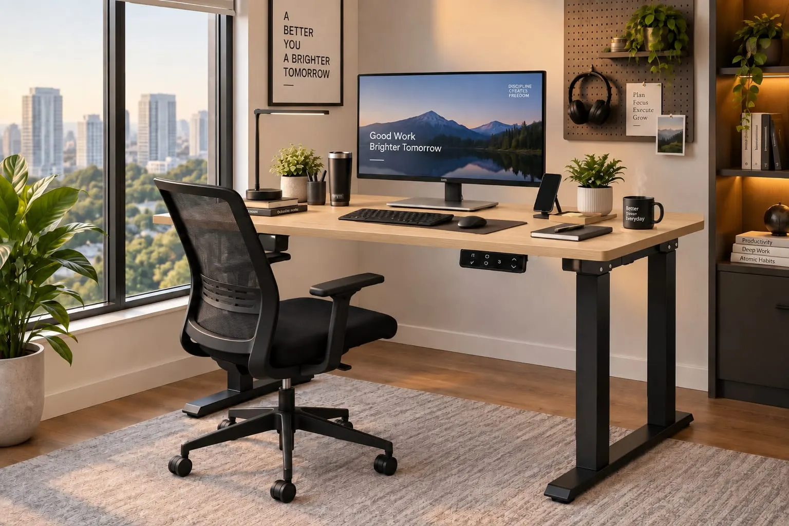 Movix Height Adjustable Table — height adjustable table by HeavenCraft