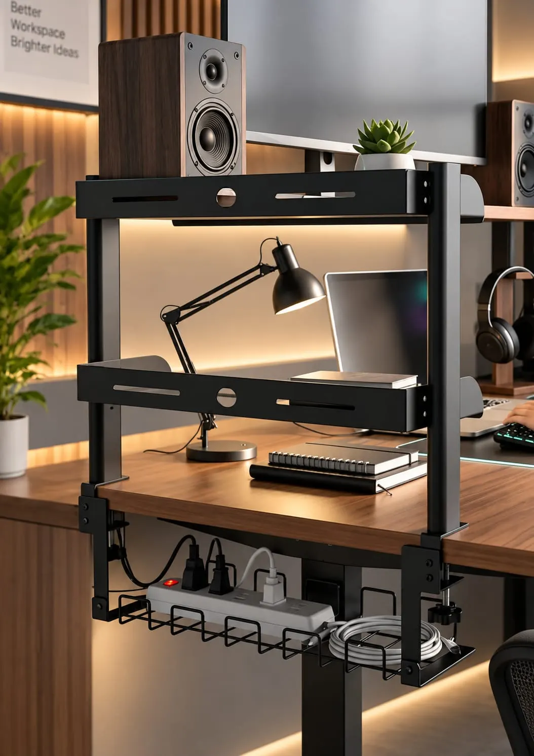 Desk Shelf Tray — desk shelf tray by HeavenCraft