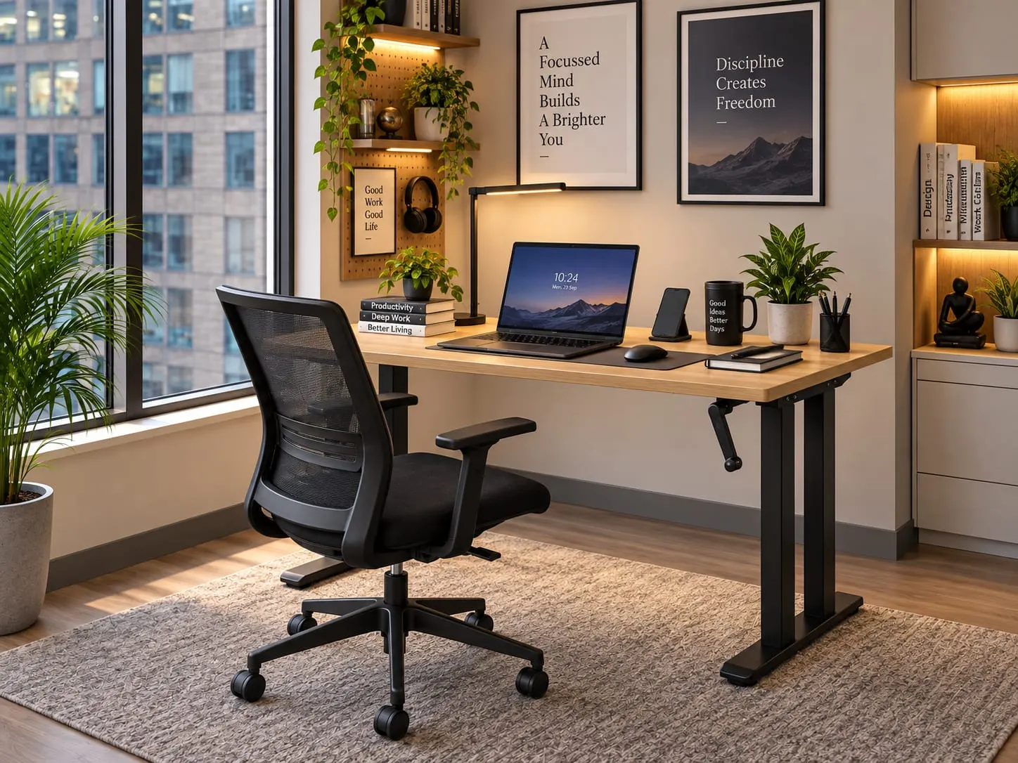 Modexa Height Adjustable Table — height adjustable table by HeavenCraft