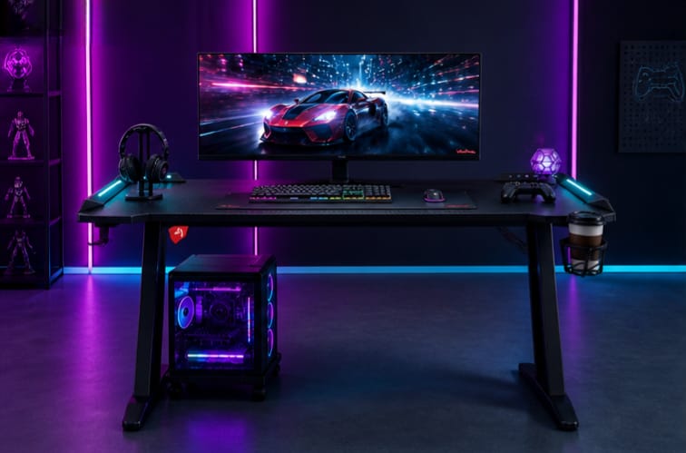 Quantum Gaming Desk — gaming desk by HeavenCraft
