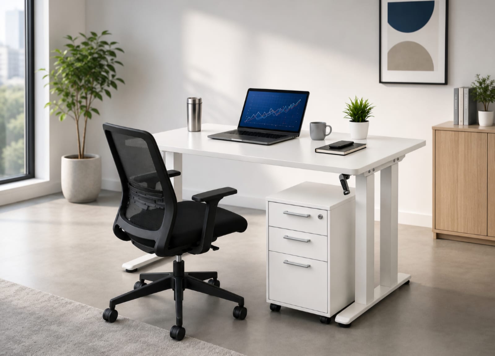 Modura Primex Height Adjustable Table — height-adjustable table by HeavenCraft